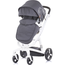 Carucior Electra 3 in 1 Silver cu Cadru Alb