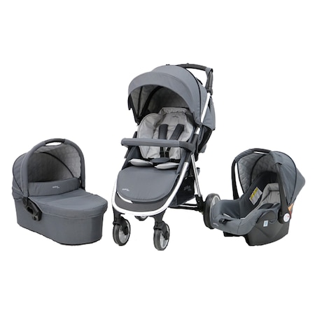 Carucior 3 in 1 Asalvo Trio Maldivas Grey, Gri