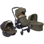 Carucior 3 in 1 Graco Evo Khaki, Verde