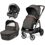 Carucior 3 in 1 Peg Perego Veloce Lounge 500, Negru/Gri