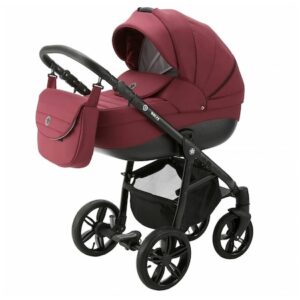 Carucior 3 in 1 Adamex Neonex Dolce Be2Me DL22, Burgundy Red