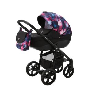 Carucior 3 in 1 Adamex Neonex Dolce Be2Me DL26, Storm Blue/Black