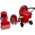Carucior nou nascuti 3 in 1 Baby Care™ PRO YK , Cadru Aluminiu, Landou si geanta bebe, Scoica auto, Spatar reglabil 3 trepte, Rosu : Review detaliat